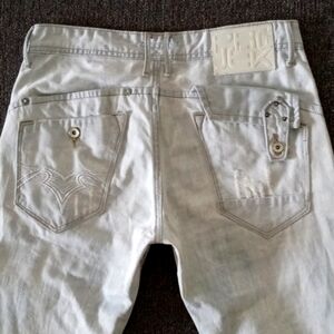 🤍Projek Raw🤍 - Distressed Slim Fit Straight Leg Jean